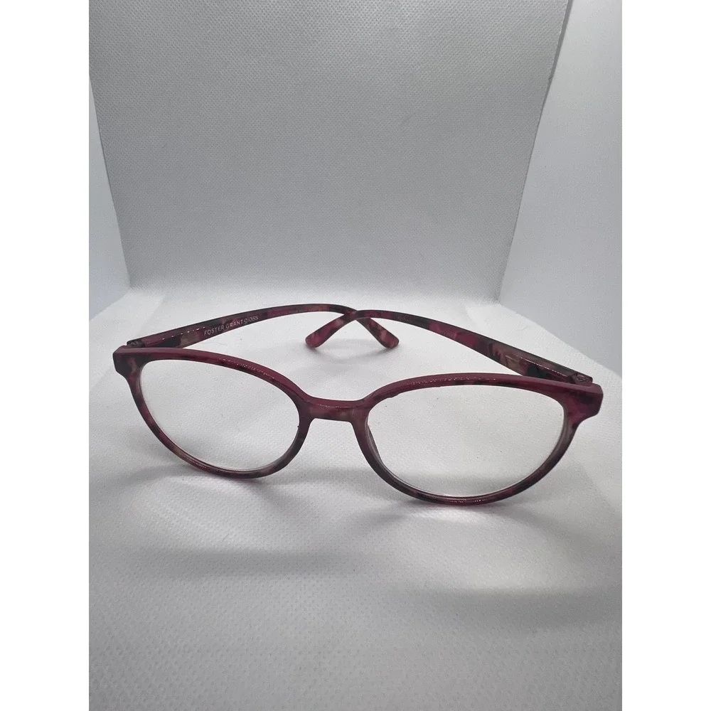 Foster Grant Gloss‎ Readers Womens Reading Glasses Burgundy Floral
